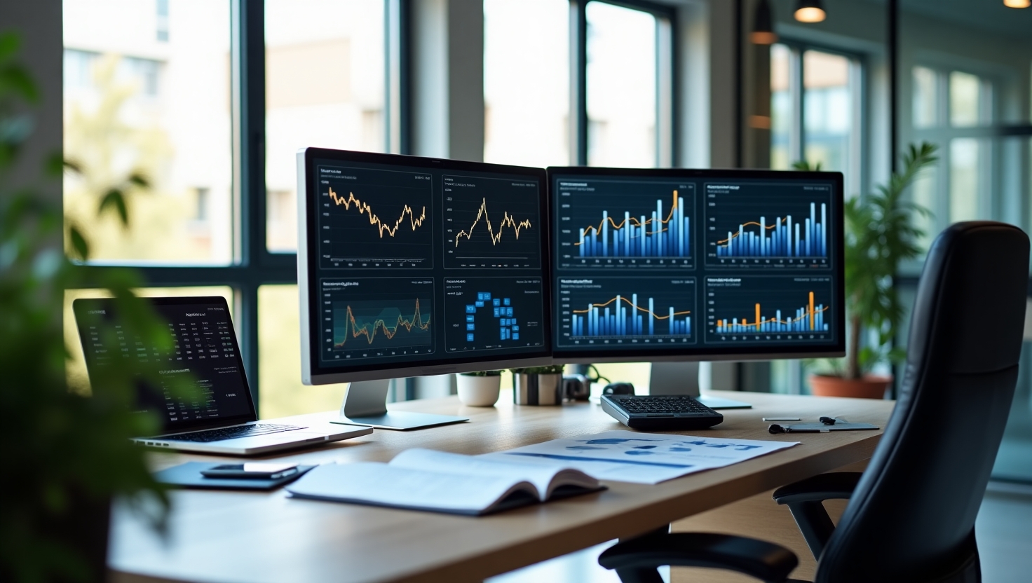 Expert en audit financier analysant des données financières